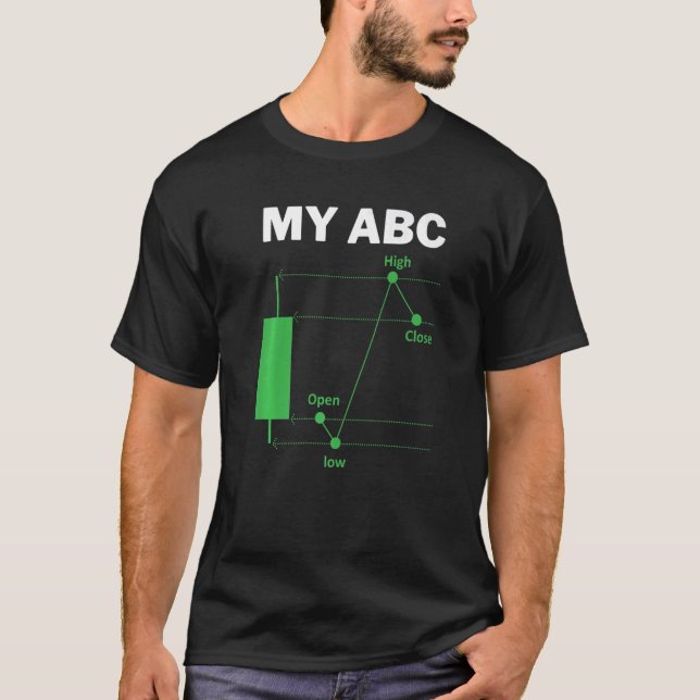 Camiseta Funny Day Trading Quote My ABC Stockbroker Market  (Frente)