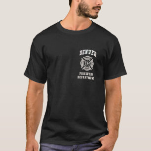 Camiseta Funny DENVER FIREWORK DEPT 4 de julho Colorado Saf
