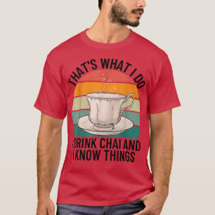 Camiseta Funny Desi Tea Pakistani Indian Hindi Chai Lover M