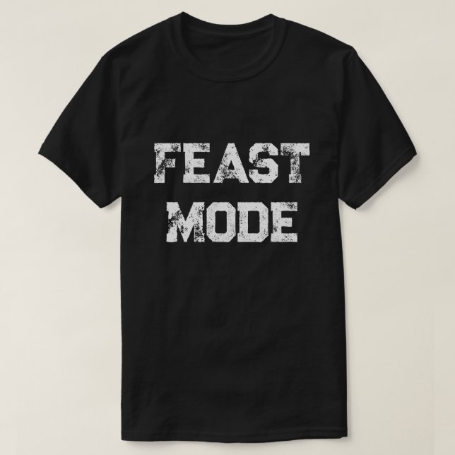 Camiseta Funny Design Turkey Feast Mode Fall Men Women kids (Frente do Design)