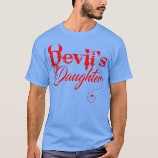 Camiseta Funny Devil's DaughterHalloween Costume Horror 128