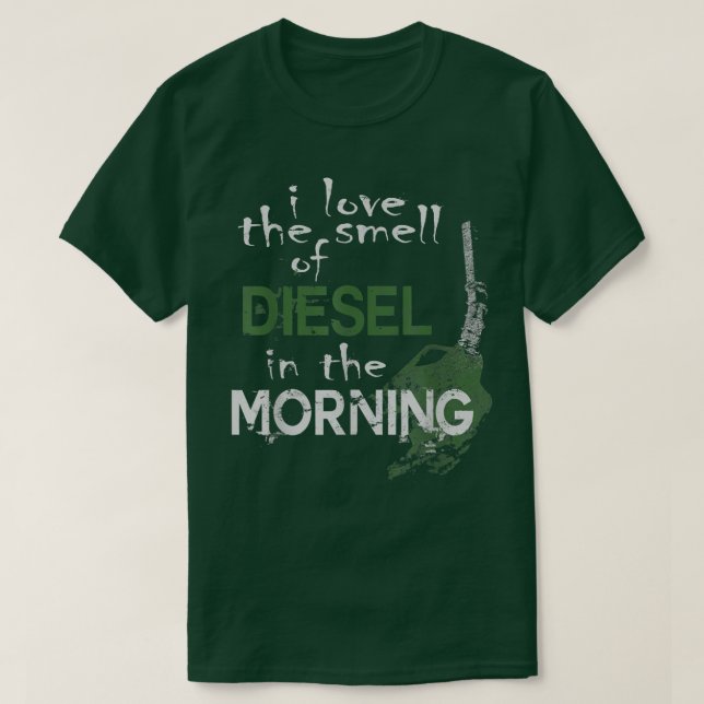Camiseta Funny Diesel Truck Driver  (Frente do Design)
