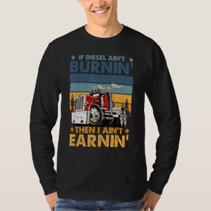 Camiseta Funny Diesel Trucker Big Rig Semi Trailer Truck Dr