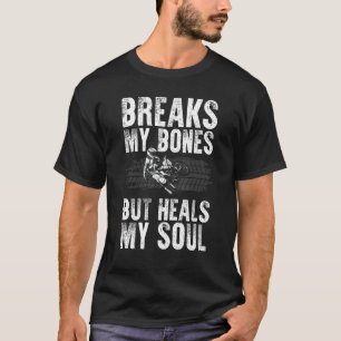 Camiseta Funny Dirt Bike Men Mulheres Dirtbike Motorcycle R