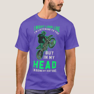 Camiseta Funny Dirt Bike Rider M Motocross Premium