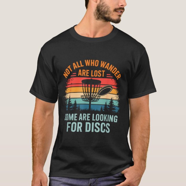 Camiseta Funny Disc Golf Art For Men Women Disc Golfer Play (Frente)
