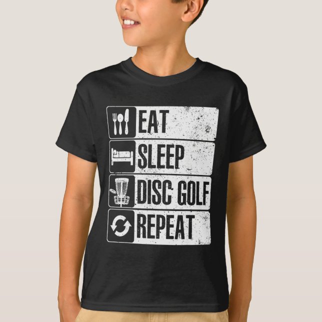 Camiseta Funny Disc Golf Art For Men Women Golf Player Disc (Frente)