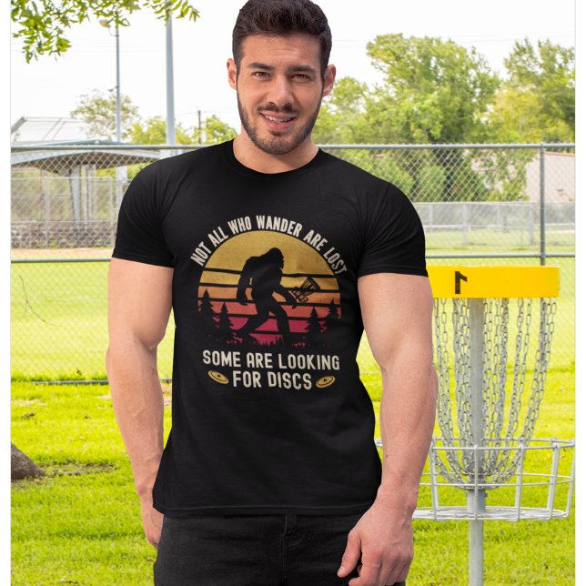 Camiseta Funny Disc Golf Sasquatch (Criador carregado)