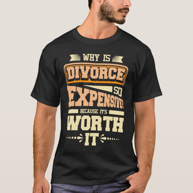Camiseta Funny divorce and divorce party with divorce suppo (Frente)