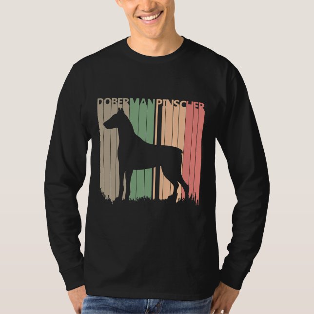Camiseta Funny Doberman Pinscher Proprietário (Frente)