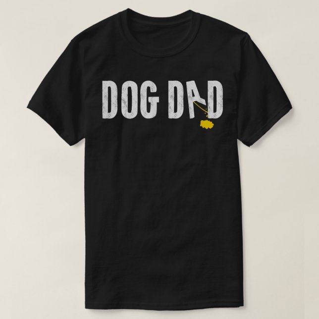 Camiseta Funny Dog Dad   Dog Daddy  (Frente do Design)