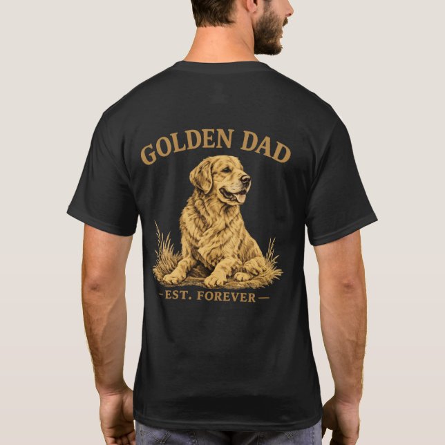 Camiseta Funny Dog Dad Gift (Verso)