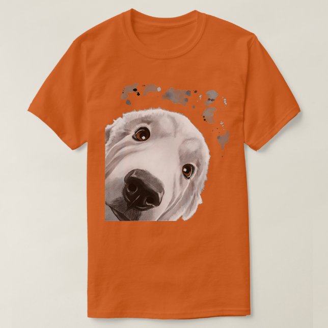 Camiseta Funny Dog Great Pyrenees  (Frente do Design)
