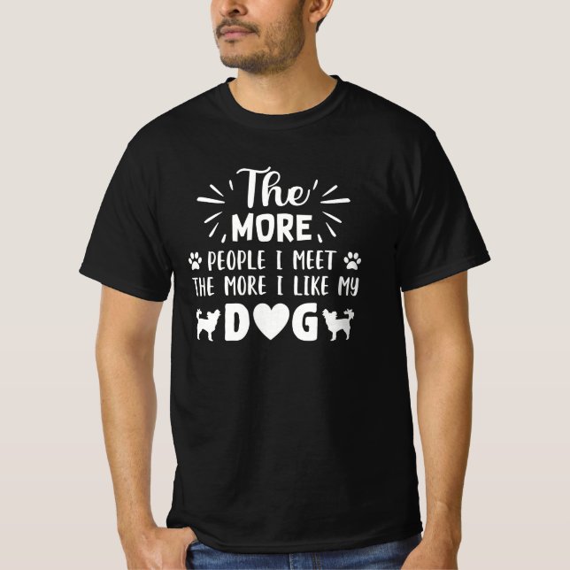 Camiseta funny dog lovers quote gift (Frente)