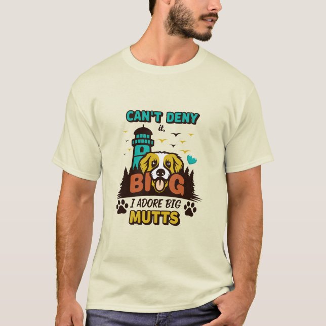 Camiseta funny dog paw quote men's t-shirts, Dogs Lover (Frente)