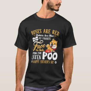 Camiseta Funny Dog Poem Happy Father's Day