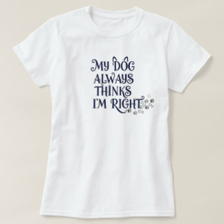 Camiseta Funny Dog Text