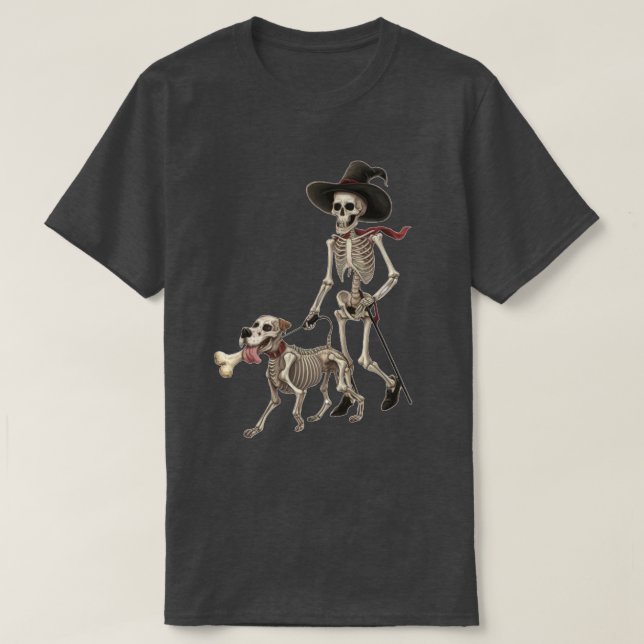 Camiseta Funny Dog Walker (Frente do Design)