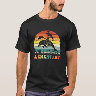 Camiseta Funny Dolphin Elementary Back to School Teacher St