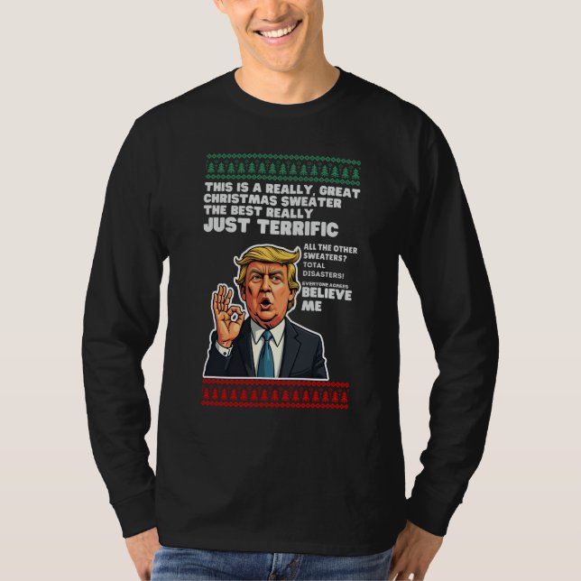 Camiseta Funny Donald Trump Feia Parody (Frente)