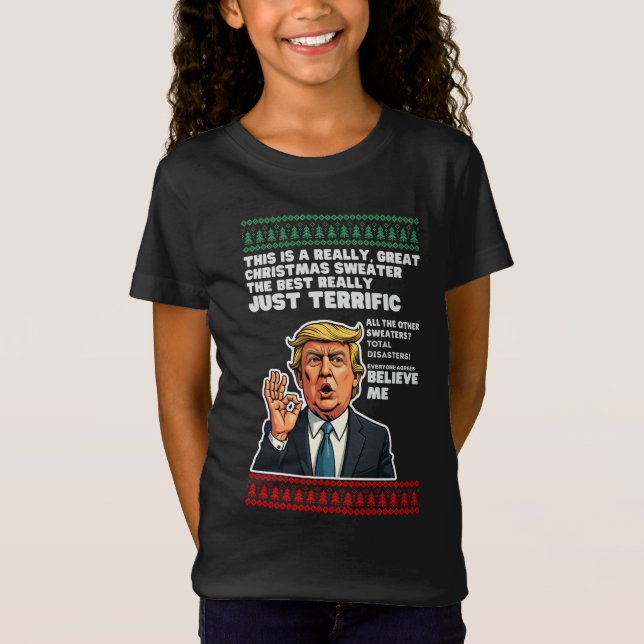 Camiseta Funny Donald Trump Feia Parody (Frente)