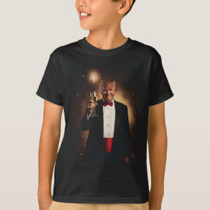 Camiseta Funny Donald Trump Nye Festa 2025 Faz Ano Novo Gr