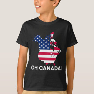 Camiseta Funny Donald Trump Oh Canada 51ruas State Americ