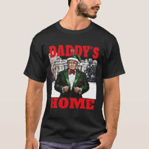 Camiseta Funny Donald Trump Pai Casa Cristo da Casa Branca