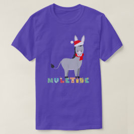 Camiseta Funny Donkey Muletide Natal