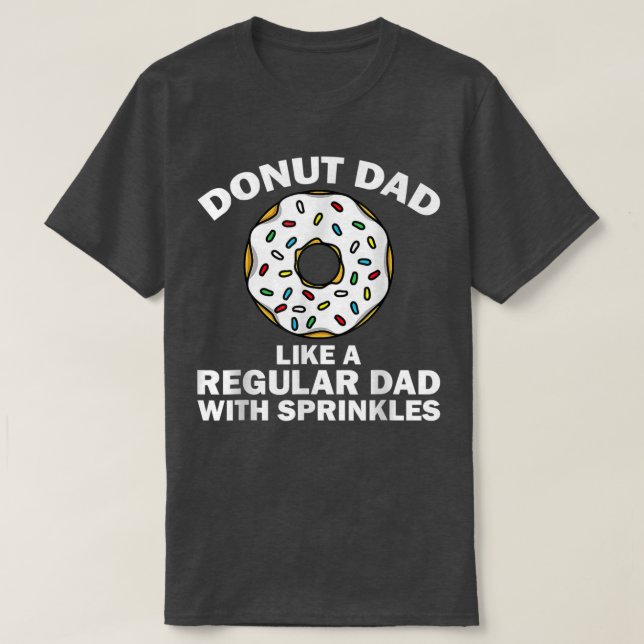 Camiseta Funny Donut Design For Dad Men Donut Lovers Dough  (Frente do Design)