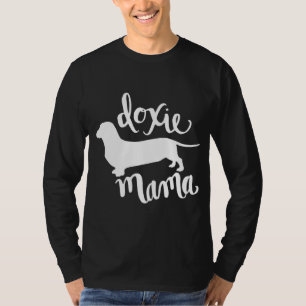 Camiseta Funny Doxie Mama Cute Dachshund Mãe Dia de as mães