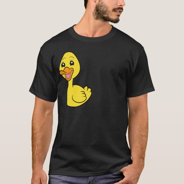 Camiseta Funny Duck Lover Crazy Duck Lady (Frente)