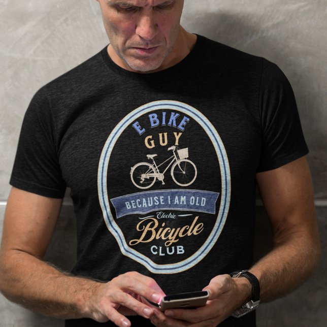 Camiseta Funny E Bike (E Bike T Shirt for Men)