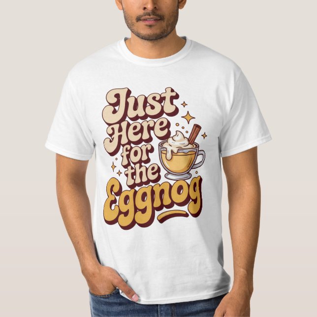 Camiseta Funny Eggnog Christmas Party Tee (Frente)