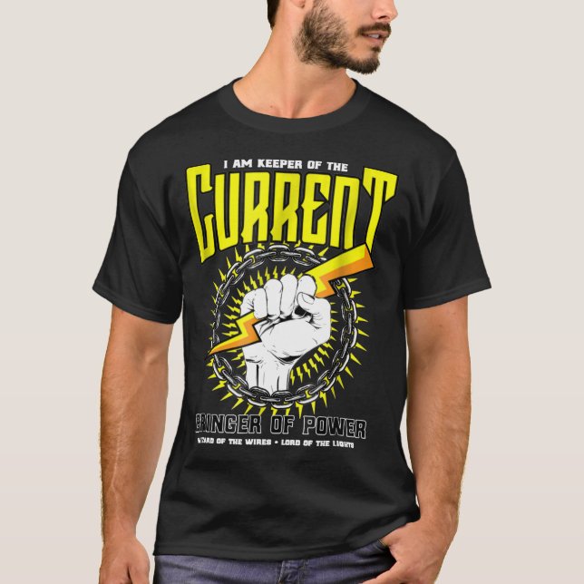 Camiseta Funny Electrician Gift  Electrical Engineer Linema (Frente)