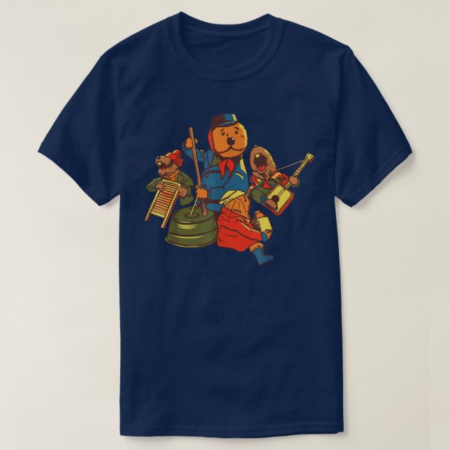 Camiseta Funny Emmet Otter Christmas Jug Band 1977 Cartoon  (Frente do Design)