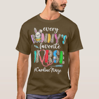 Camiseta Funny Every Bunny's Favorite Cardiac Nurse Happy E