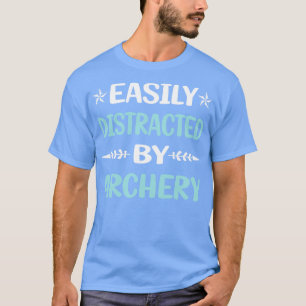 Camiseta Funny Facilmente Distraido Pela Archery Archer Arr