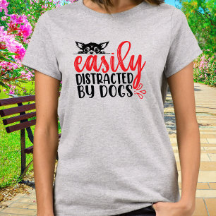 Camiseta Funny facilmente distraído por Chihuahua