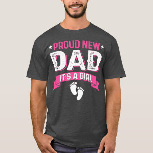 Camiseta Funny Family Gender Reveal Proud New Dad It's A Gi