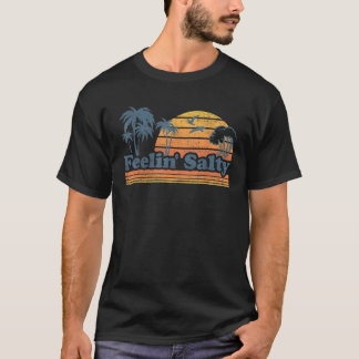 Camiseta Funny Feelin Salty Beach Summer Vacage 7