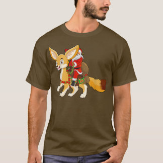 Camiseta Funny Fennec Fo Lover Papais noeis Andando Fennec 