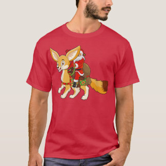 Camiseta Funny Fennec Fo Lover Papais noeis Andando Fennec 