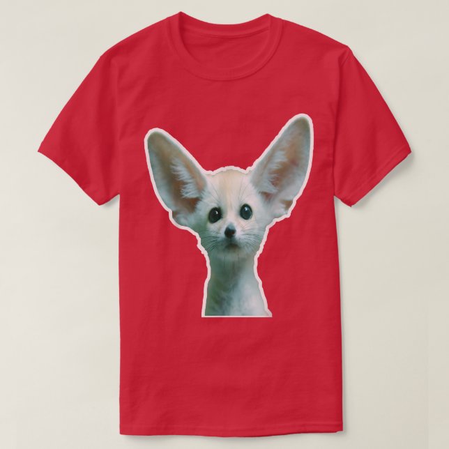 Camiseta Funny Fennec Fo Meme 2038 (Frente do Design)