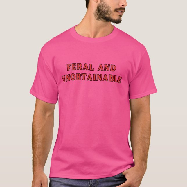 Camiseta Funny Feral E Inalcançável Y2K (Frente)