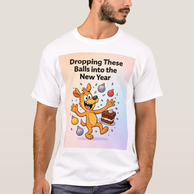 Camiseta Funny Festive Cartoon (Frente)