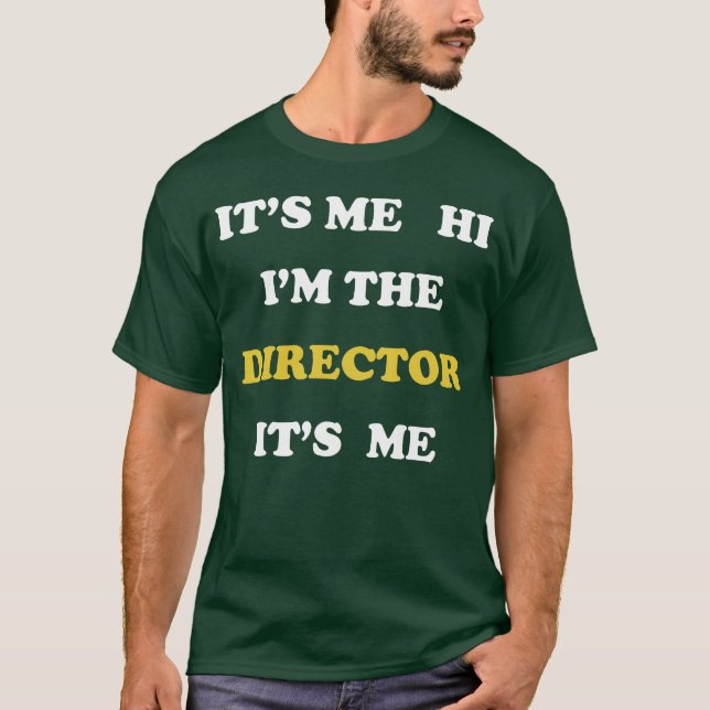 Camiseta Funny Film Diretor Movie Maker Geek cinematográfic (Frente)