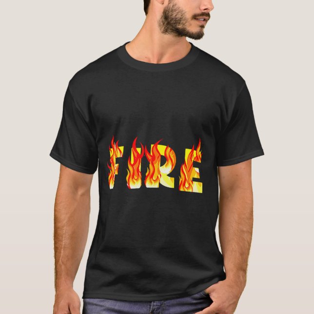 Camiseta Funny Fire And Ice Fire Couple Diy Costume Hallowe (Frente)