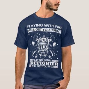 Camiseta Funny Firefighter Department Fireman Tools Fire