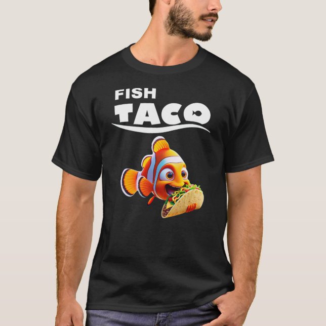 Camiseta Funny Fish Taco Tee! Taco Lover Cinco de Mayo Mexi (Frente)